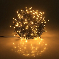 Lampki choinkowe świąteczne 200LED 12m IP44 Biały Ciepły