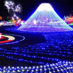 Lampki choinkowe świąteczne 500LED 32m IP44 Niebieski