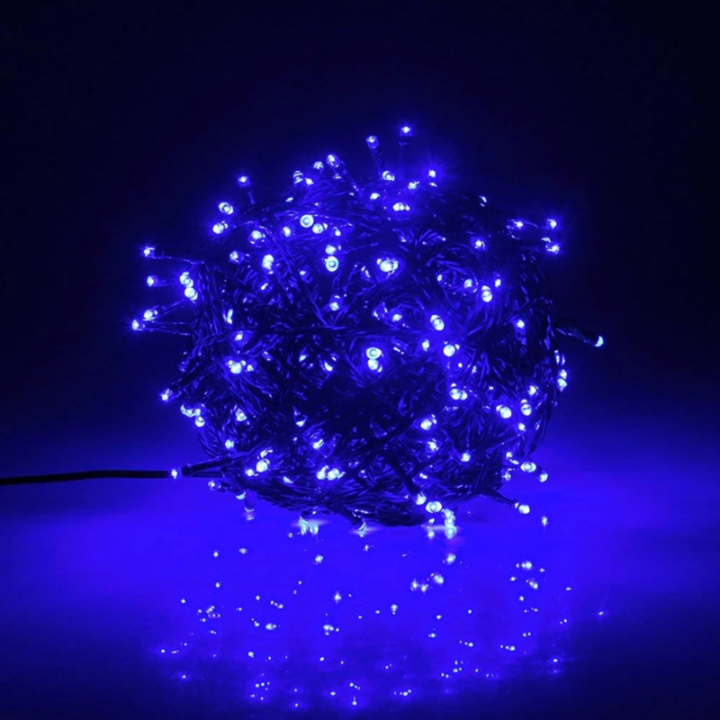 Lampki choinkowe świąteczne 500LED 32m IP44 Niebieski