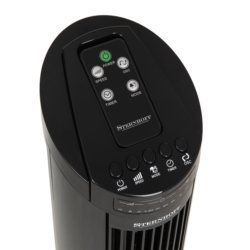 Wentylator kolumnowy podłogowy 70W Czarny + Pilot