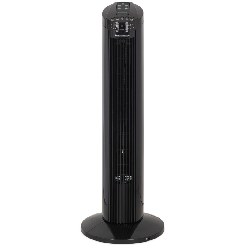 Wentylator kolumnowy podłogowy 70W Czarny + Pilot