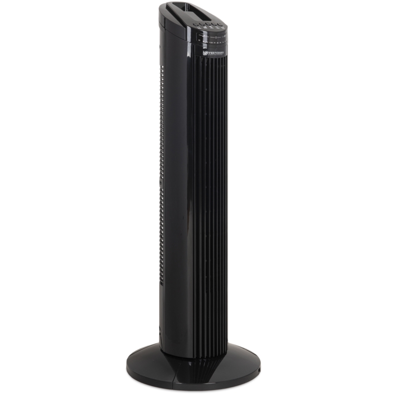 Wentylator kolumnowy podłogowy 70W Czarny + Pilot