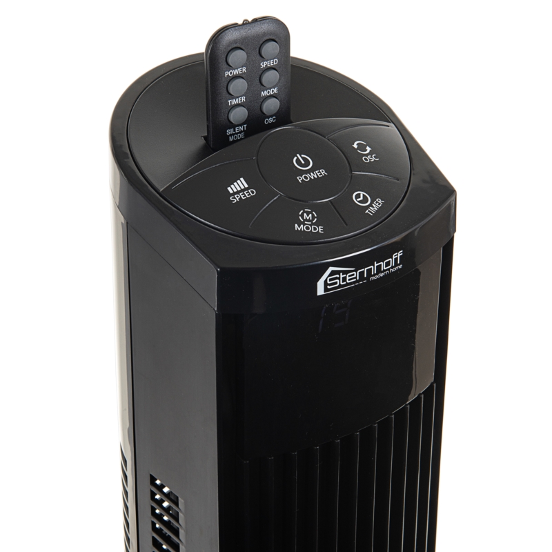 Wentylator kolumnowy z oscylacją 120W LED + Pilot