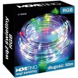 Wąż świetlny zewnętrzny IP44 50m 1200LED Wielokolorowe