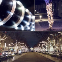 Wąż świetlny zewnętrzny IP44 30m 720LED Biały Zimny