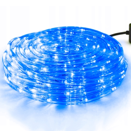Wąż świetlny zewnętrzny IP44 10m 240LED Niebieski