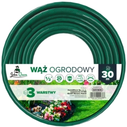 Wąż ogrodowy do podlewania 3-warstwowy 1/2" 30m