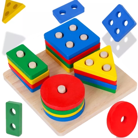 Układanka drewniana Sorter Kształty