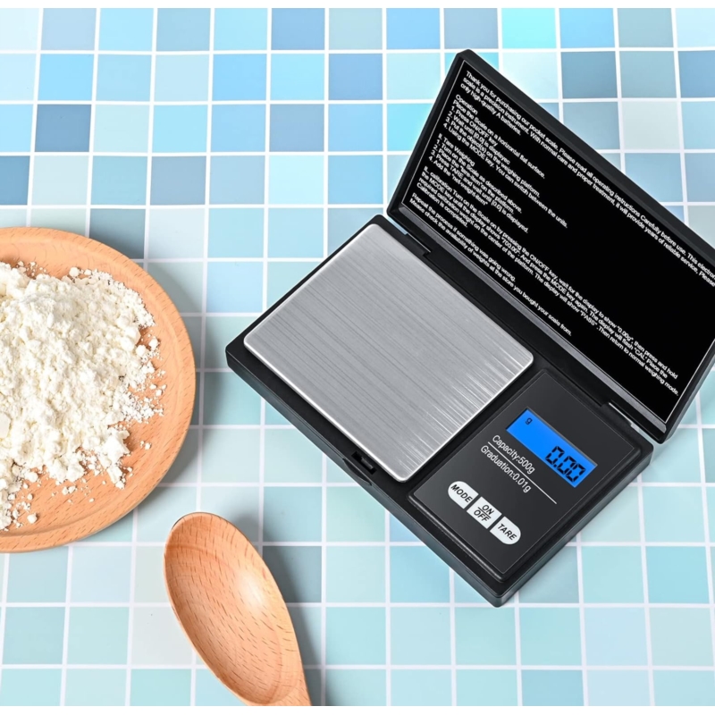 Waga jubilerska elektroniczna LCD kieszonkowa + Etui