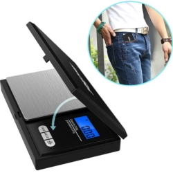 Waga jubilerska elektroniczna LCD kieszonkowa + Etui