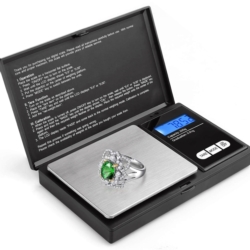 Waga jubilerska elektroniczna LCD kieszonkowa + Etui