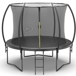 Trampolina ogrodowa BLACK + Drabinka 244cm 8ft