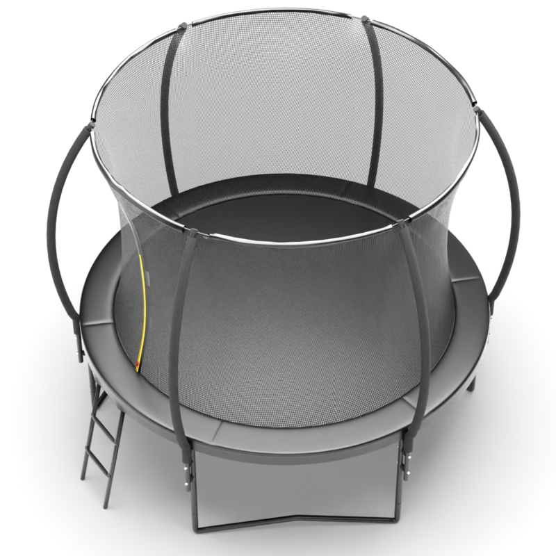 Trampolina ogrodowa BLACK + Drabinka 244cm 8ft