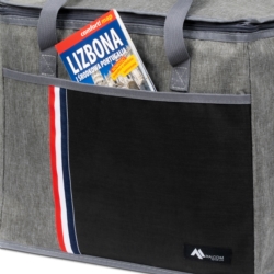 Torba termiczna z paskiem i kieszonką Szara 30L