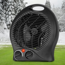 Termowentylator elektryczny z regulacją Czarny 2000W