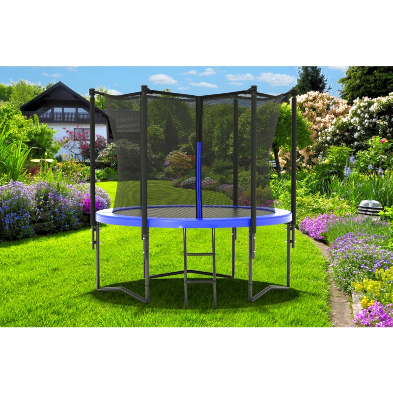 Trampolina ogrodowa + Drabinka 244cm 8ft