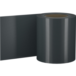 Taśma ogrodzeniowa HARD do paneli ogrodzeniowych 19cm x 26m 1200g/m2 UV+ Antracyt