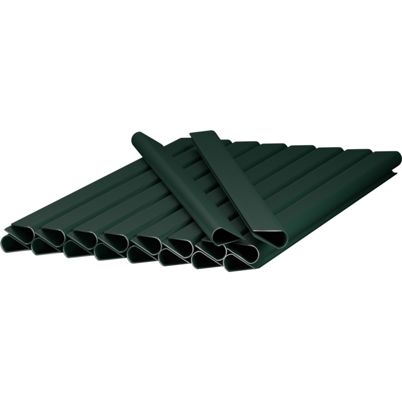 Taśma ogrodzeniowa do paneli ogrodzeniowych 19cm x 35m 450g/m2 Ciemny Zielony + 20 Klipsów