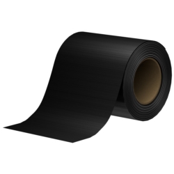 Taśma ogrodzeniowa do paneli ogrodzeniowych 19cm x 35m 450g/m2 Czarny + 20 Klipsów