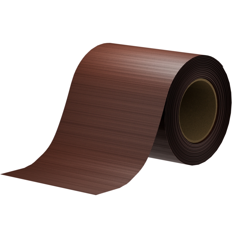 Taśma ogrodzeniowa do paneli ogrodzeniowych 19cm x 35m 450g/m2 Ciemny Brązowy + 20 Klipsów