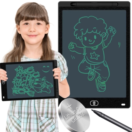 Tablet graficzny do rysowania dla dzieci Czarny 8,5"