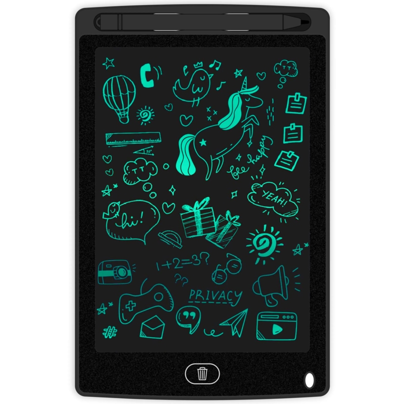 Tablet graficzny do rysowania dla dzieci Czarny 8,5"