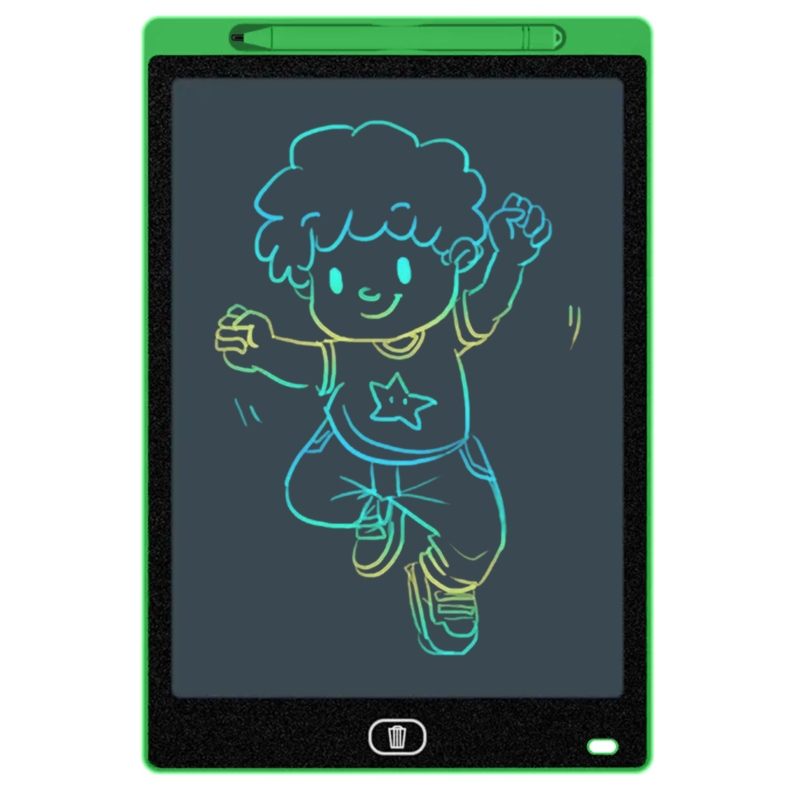 Tablet graficzny do rysowania dla dzieci Zielony 8,5"