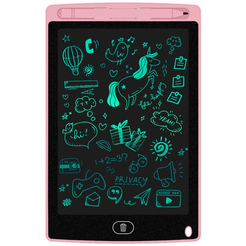 Tablet graficzny do rysowania dla dzieci Różowy 8,5"
