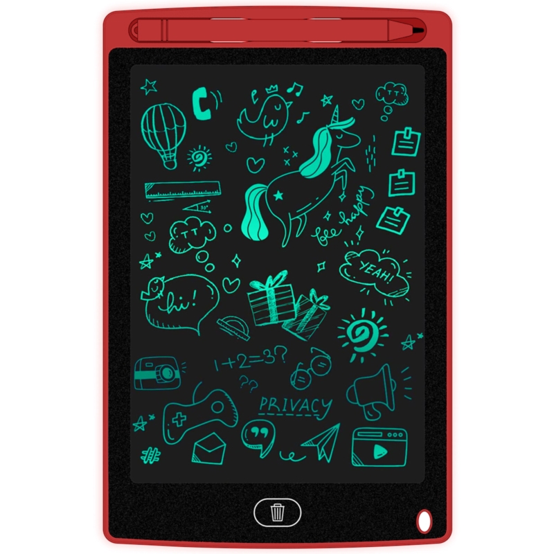 Tablet graficzny do rysowania dla dzieci Czerwony 8,5"