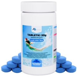 Tabletki chlor do basenu wielofunkcyjne multichlor 1kg/20g