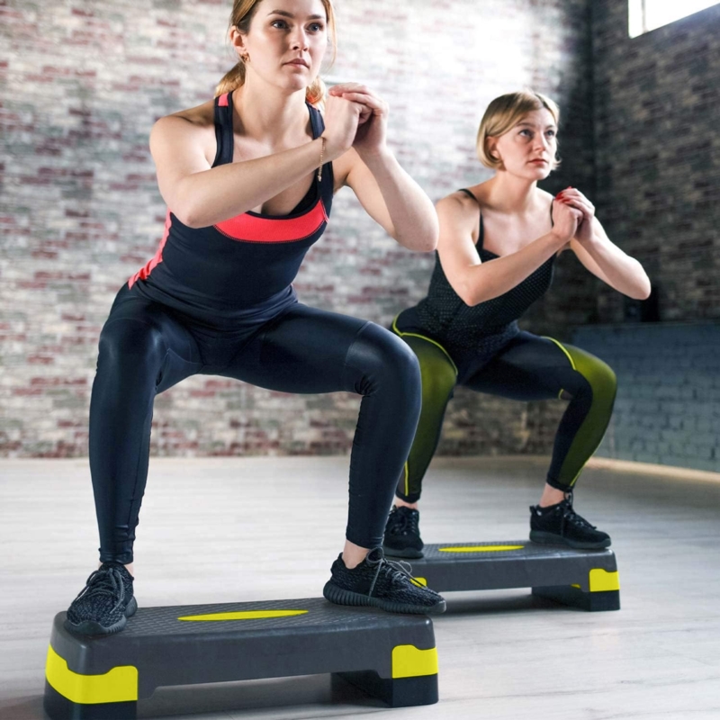 Step do aerobiku fitness 2-stopniowy