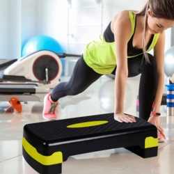 Step do aerobiku fitness 2-stopniowy