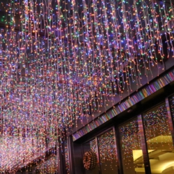 Sople lampki zewnętrzne 100LED 5m IP44 Multikolor
