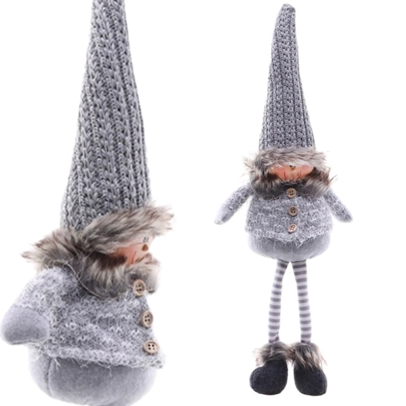Skrzat świąteczny Elf siedzący Figurka
