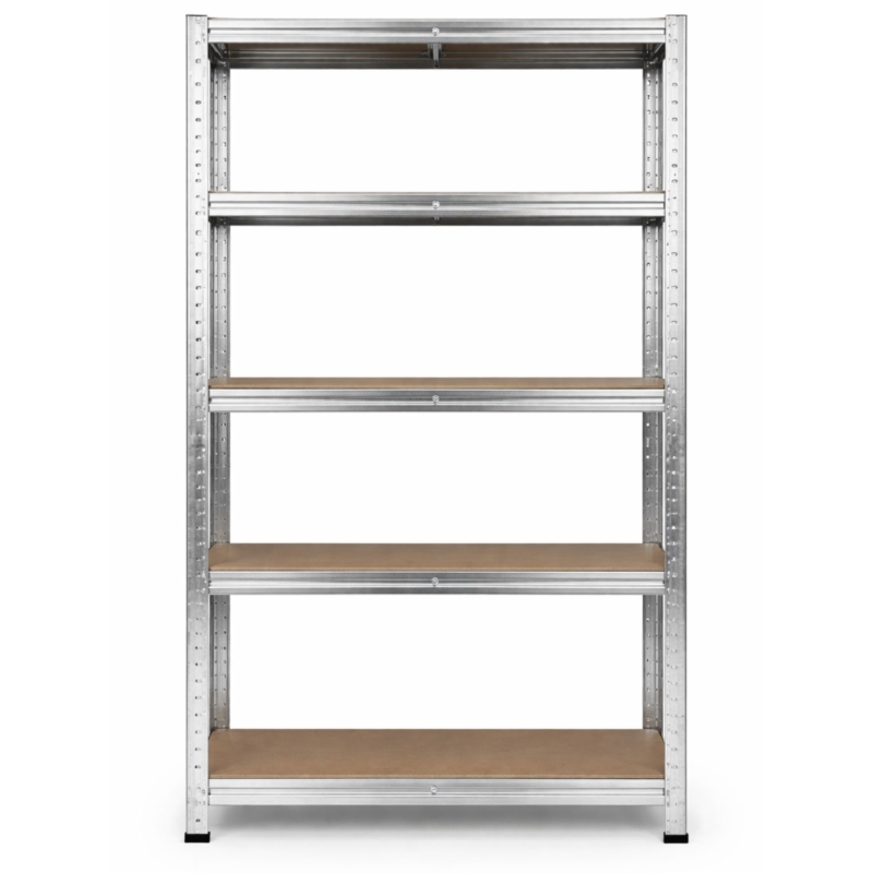 Regał magazynowy metalowy ocynkowany 5 półek 150x75x30cm