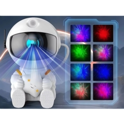 Projektor gwiazd i galaktyki lampka nocna Dziecko Astronauta + Pilot