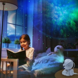 Projektor gwiazd i galaktyki lampka nocna Dziecko Astronauta + Pilot