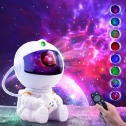 Projektor gwiazd i galaktyki lampka nocna Dziecko Astronauta + Pilot