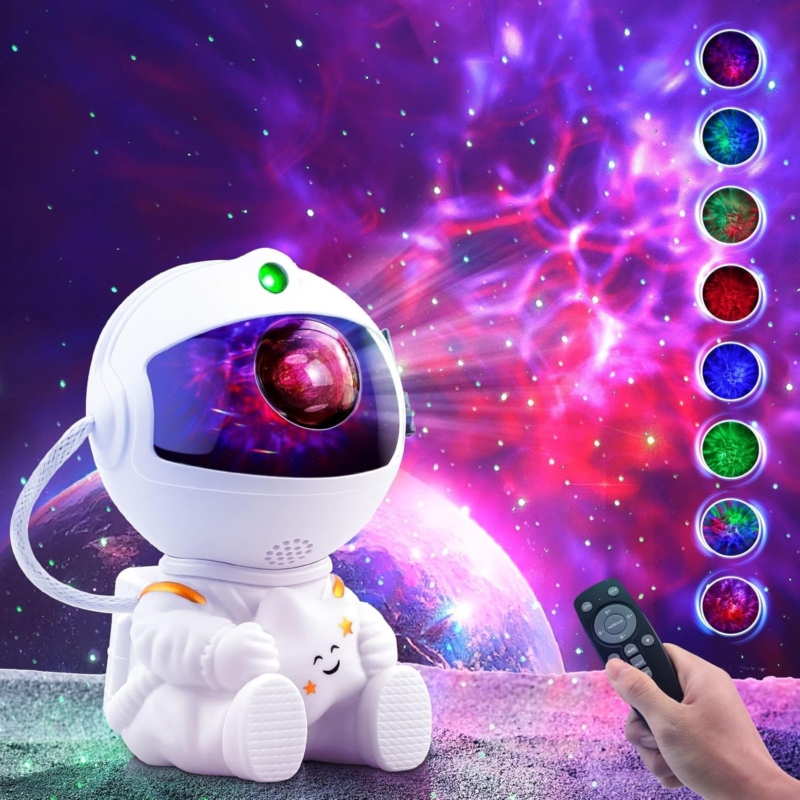 Projektor gwiazd i galaktyki lampka nocna Dziecko Astronauta + Pilot
