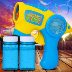 Pistolet baniek mydlanych podświetlany + Płyn