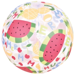 Piłka plażowa dmuchana Tukany Arbuzy Kraby 50cm