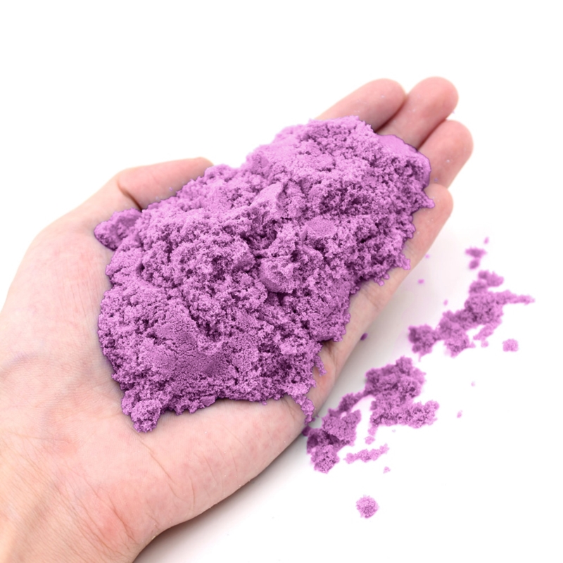 Piasek kinetyczny magiczny do zabawy 1kg Fioletowy