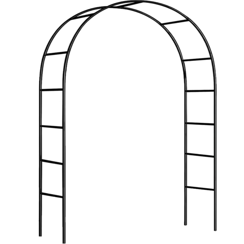 Pergola ogrodowa do róż i roślin pnących metalowa łuk 240cm