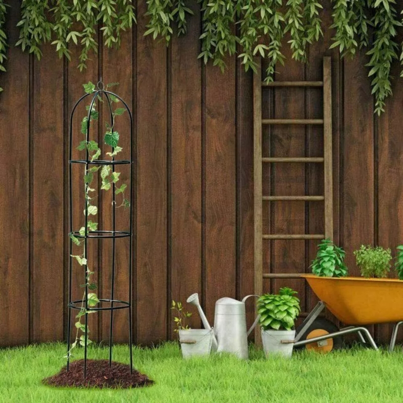Pergola ogrodowa do róż i roślin pnących metalowa dzwon 190cm