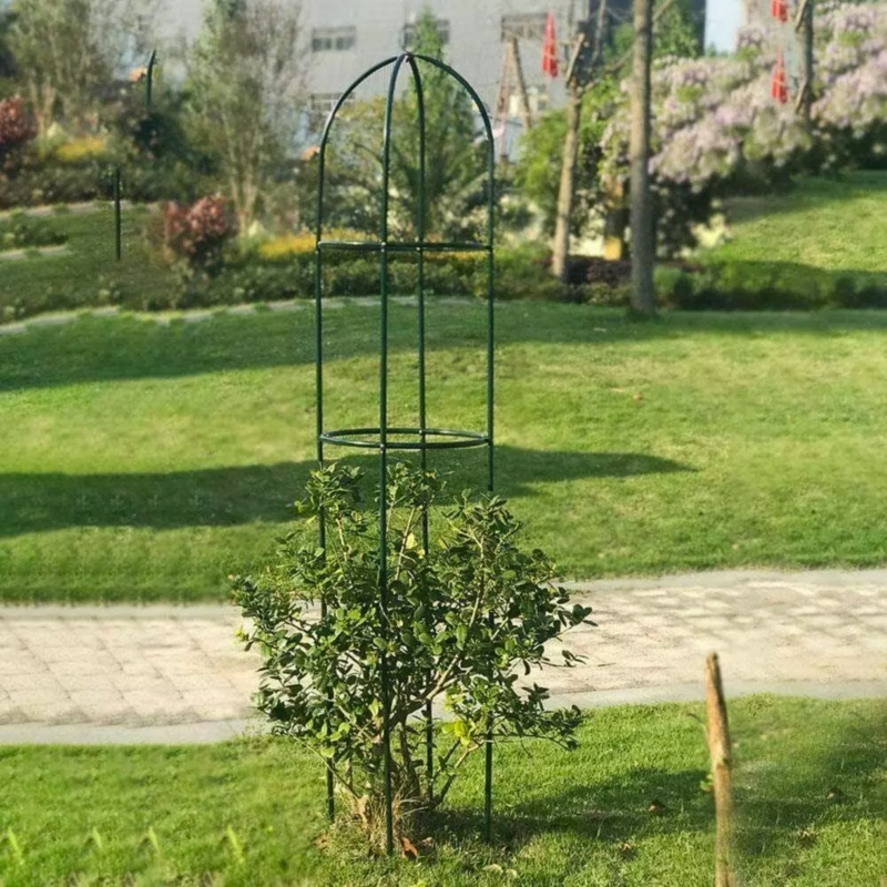 Pergola ogrodowa do róż i roślin pnących metalowa dzwon 190cm