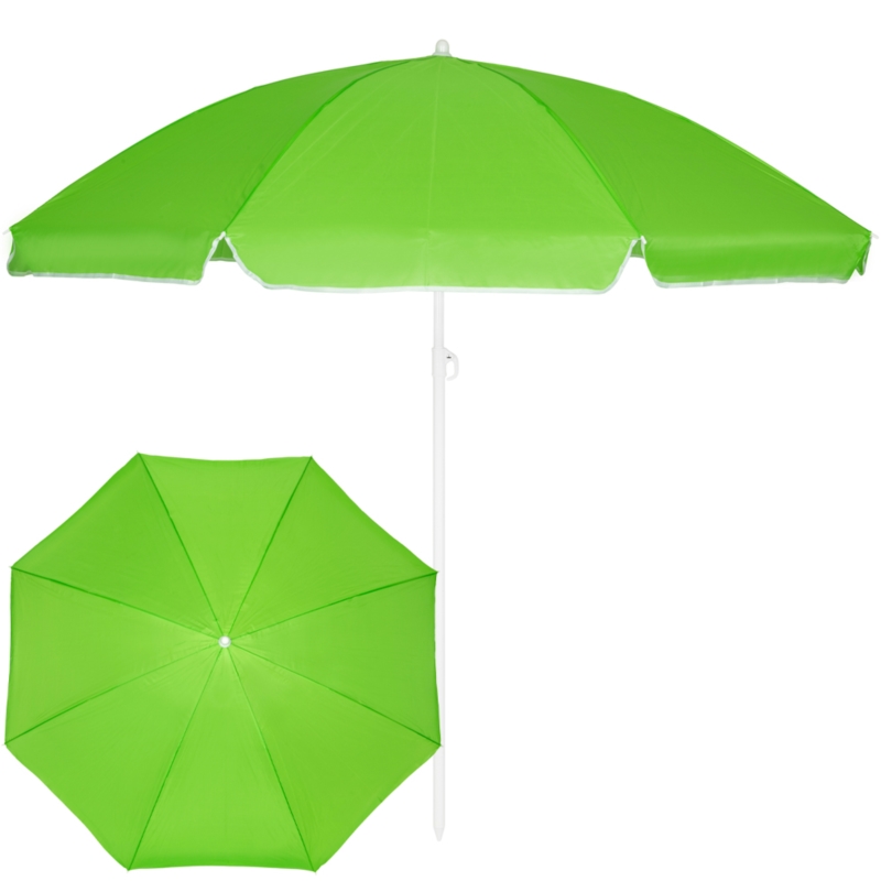 Parasol plażowy składany łamany Zielony 180cm