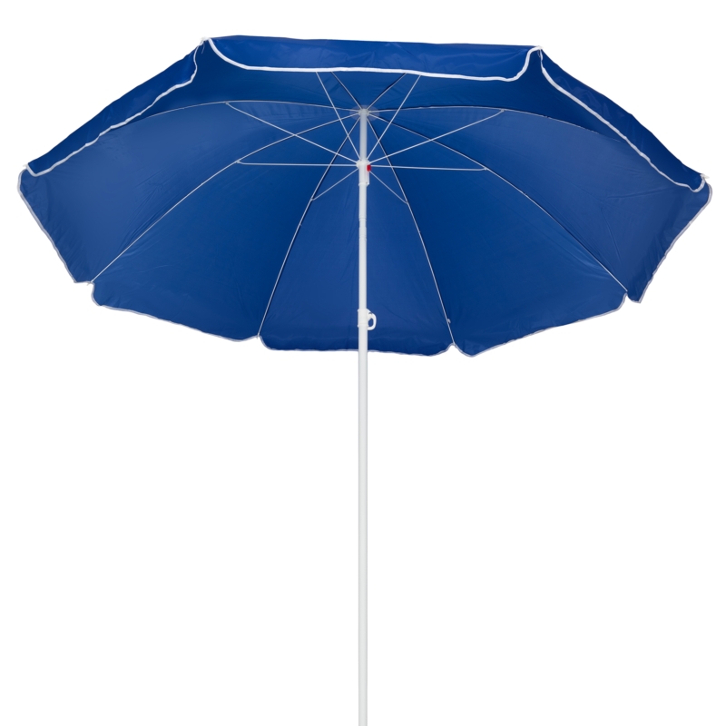 Parasol plażowy łamany wbijany Niebieski 220cm