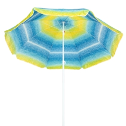 Parasol plażowy łamany składany Odcienie Niebieskiego 220cm