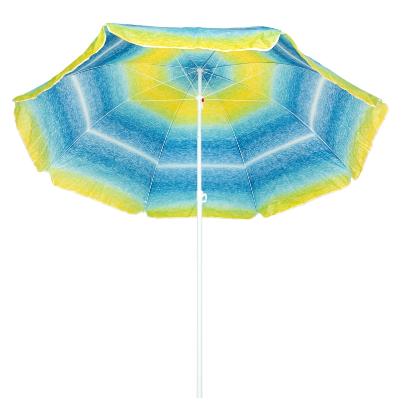 Parasol plażowy łamany składany Odcienie Niebieskiego 220cm
