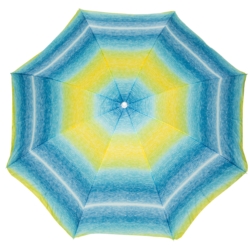 Parasol plażowy łamany składany Odcienie Niebieskiego 220cm
